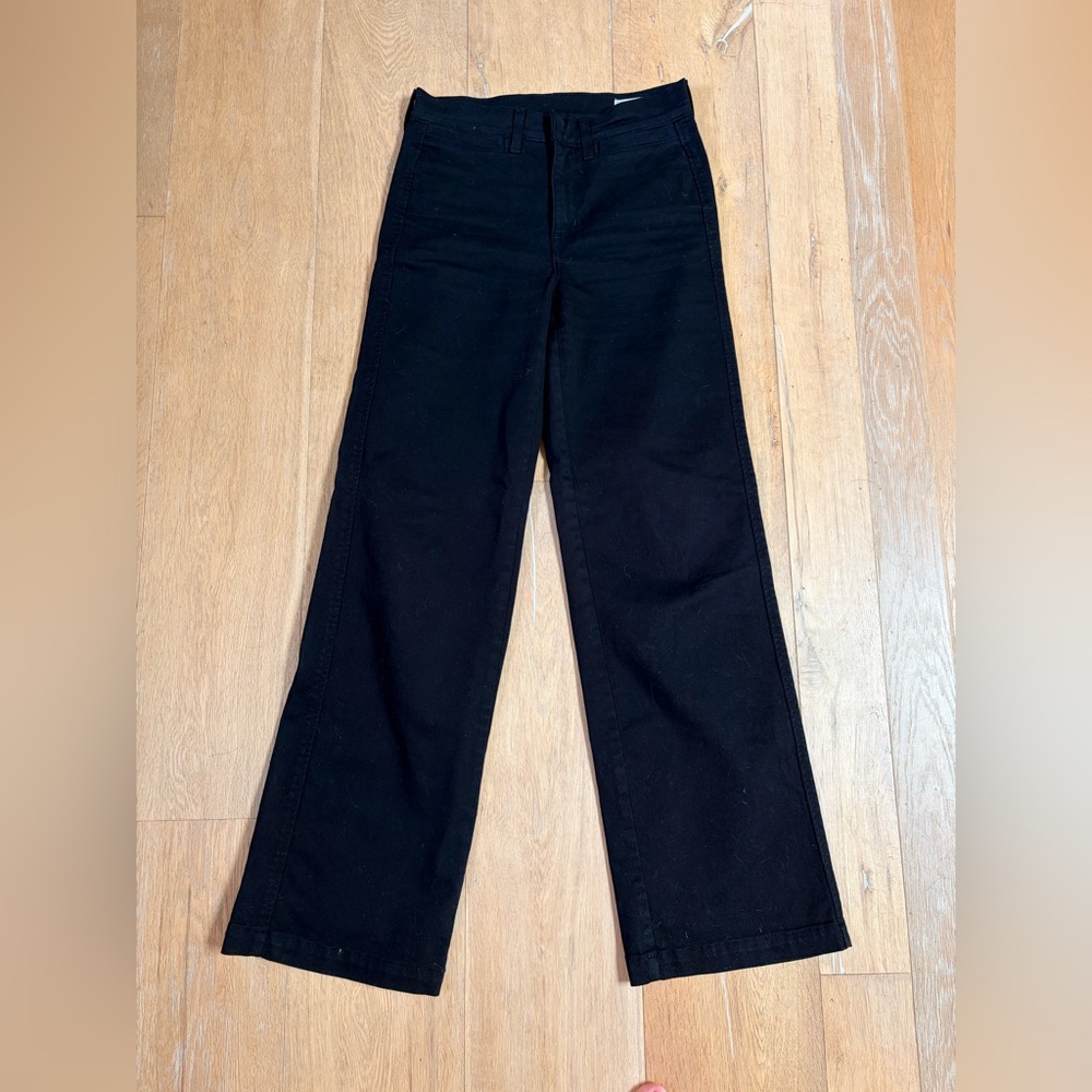 AYR Black Wide-Leg Jeans